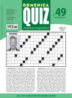 Domenica Quiz – 18 Dicembre 2025