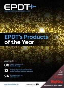 Electronic Product Design & Test – December 2025