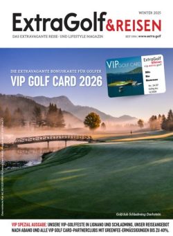 ExtraGolf & Reisen – Winter 2025