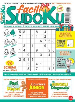 Facili Sudoku – Dicembre 2025