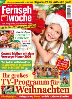 Fernsehwoche – 12 Dezember 2025