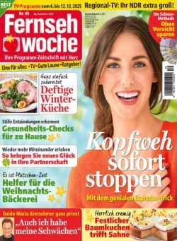 Fernsehwoche – 28 November 2025