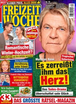 Freizeitwoche – 26 November 2025