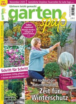 Gartenspass – November 2025