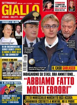 Giallo – 3 Dicembre 2025