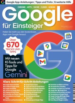 Google fur Einsteiger – Dezember 2025