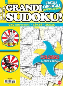 Grandi Sudoku – Dicembre 2025 – Gennaio 2026