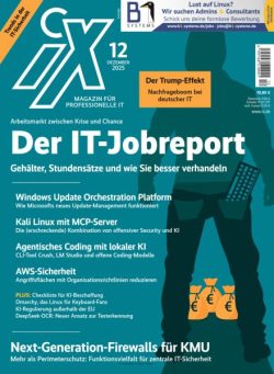 iX Magazin – Dezember 2025