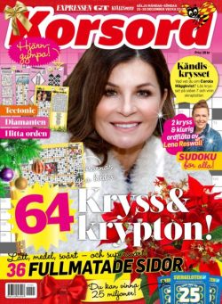 Korsord – 22 December 2025