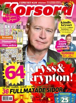 Korsord – 8 December 2025