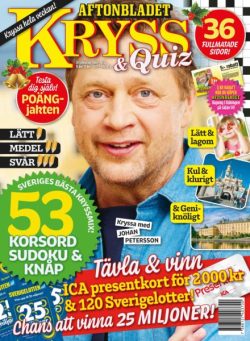 Kryss & Quiz – 15 December 2025