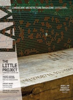 Landscape Architecture Magazine USA – December 2025