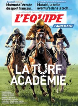 L’Equipe Cahier eco – 3 Decembre 2025