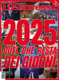 L’Espresso – 26 Dicembre 2025