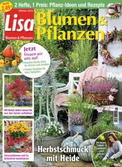 Lisa Blumen & Pflanzen – Oktober 2025
