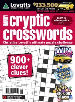 Lovatts Handy Cryptic – Issue 118 2025