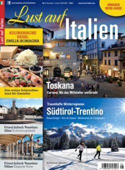 Lust auf Italien – Dezember 2025 – Januar-Februar 2026