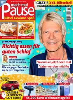 Mach mal Pause – 10 Dezember 2025