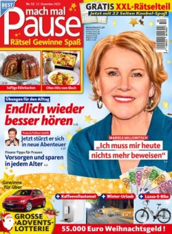 Mach mal Pause – 17 Dezember 2025