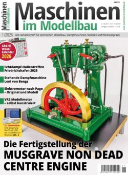 Maschinen im Modellbau – Dezember 2025