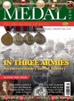 Medal News – December 2025 – January 2026