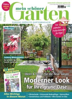 Mein schoner Garten – Januar 2026