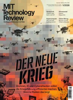 MIT Technology Review Germany – Januar 2026