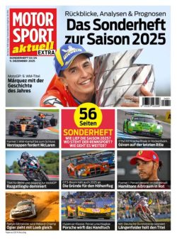 Motorsport aktuell – 10 Dezember 2025