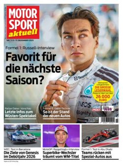 Motorsport aktuell – 16 Dezember 2025
