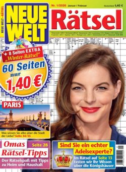 Neue Welt Ratsel – Januar 2026