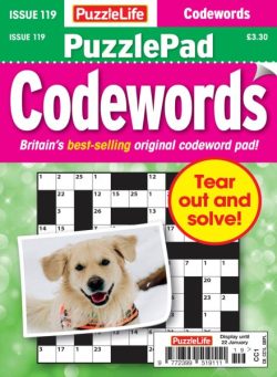 PuzzleLife PuzzlePad Codewords – Issue 119 2025