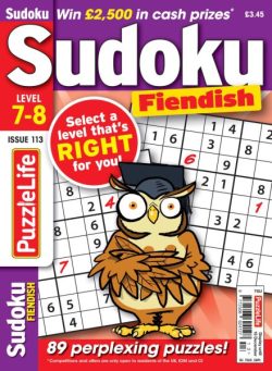 PuzzleLife Sudoku Fiendish – Issue 113 2025