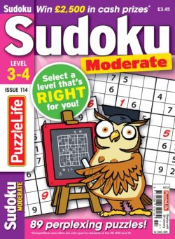 PuzzleLife Sudoku Moderate – Issue 114 2025