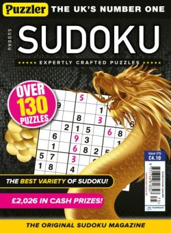 Puzzler Sudoku – Issue 275 2025