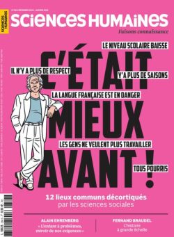 Sciences Humaines – Decembre 2025 – Janvier 2026