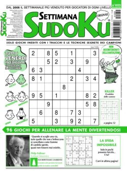 Settimana Sudoku – 28 Novembre 2025