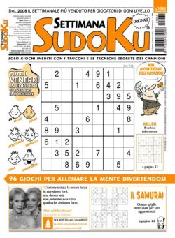 Settimana Sudoku N1061 – 12 Dicembre 2025