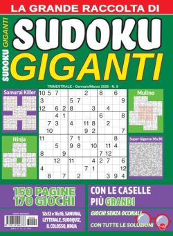 Sudoku Giganti – Gennaio-Marzo 2026