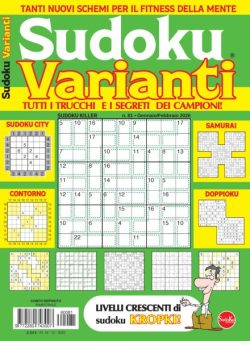 Sudoku Varianti – Gennaio-Febbraio 2026