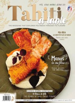 Tahiti a table – Octobre-Decembre 2025