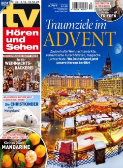 TV Horen und Sehen – 28 November 2025