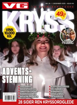 VG Kryssord – 1 Desember 2025