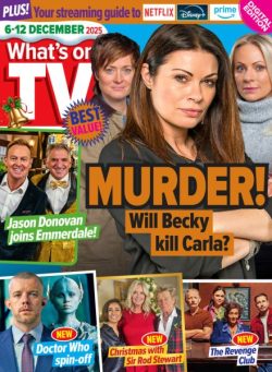 What’s on TV – 6 December 2025