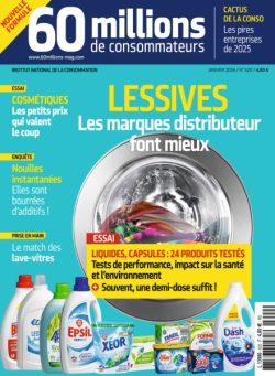 60 Millions de Consommateurs – Janvier 2026