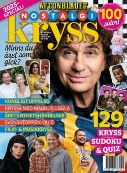 Aftonbladet Nostalgi Kryss – 3 Januari 2026