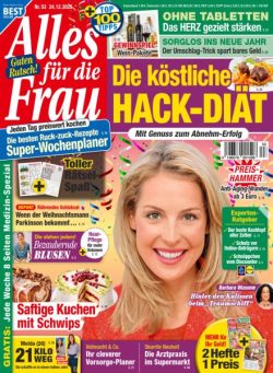 Alles fur die Frau – 24 Dezember 2025