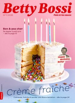 Betty Bossi edition francaise – Janvier 2026