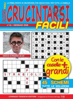 Crucintarsi Facili – Gennaio 2026