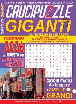 Crucipuzzle Giganti – Febbraio 2026