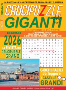 Crucipuzzle Giganti – Gennaio 2026